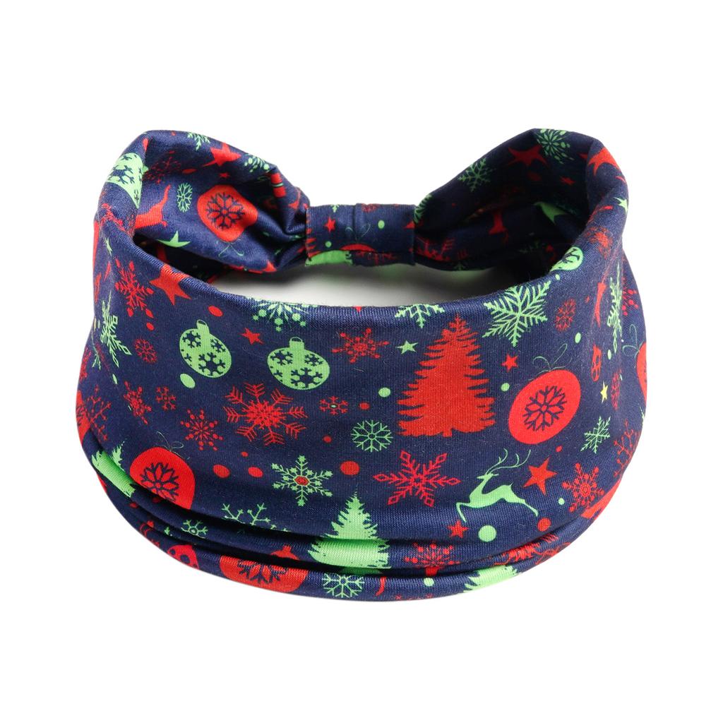 Halloween Christmas Headband Wide Yoga Sports Headband Pumpkin Skull Ghost Holiday Headband Female