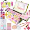 Meland Kids Makeup Kit for Realistic Makeup for Little Play Makeup Girls Birthday Ages 12 Girls, Washable, Kids, Girls, Set, Toys, Gifts, 3, 4, 5, 6,