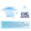 100 Stück 10x15cm Organzabeutel Schmuckverpackung Hochzeitsfeier Geschenktüten Kordelzug Süßigkeitenbeutel Weihnachten Kleine Tasche Aufbewahrung