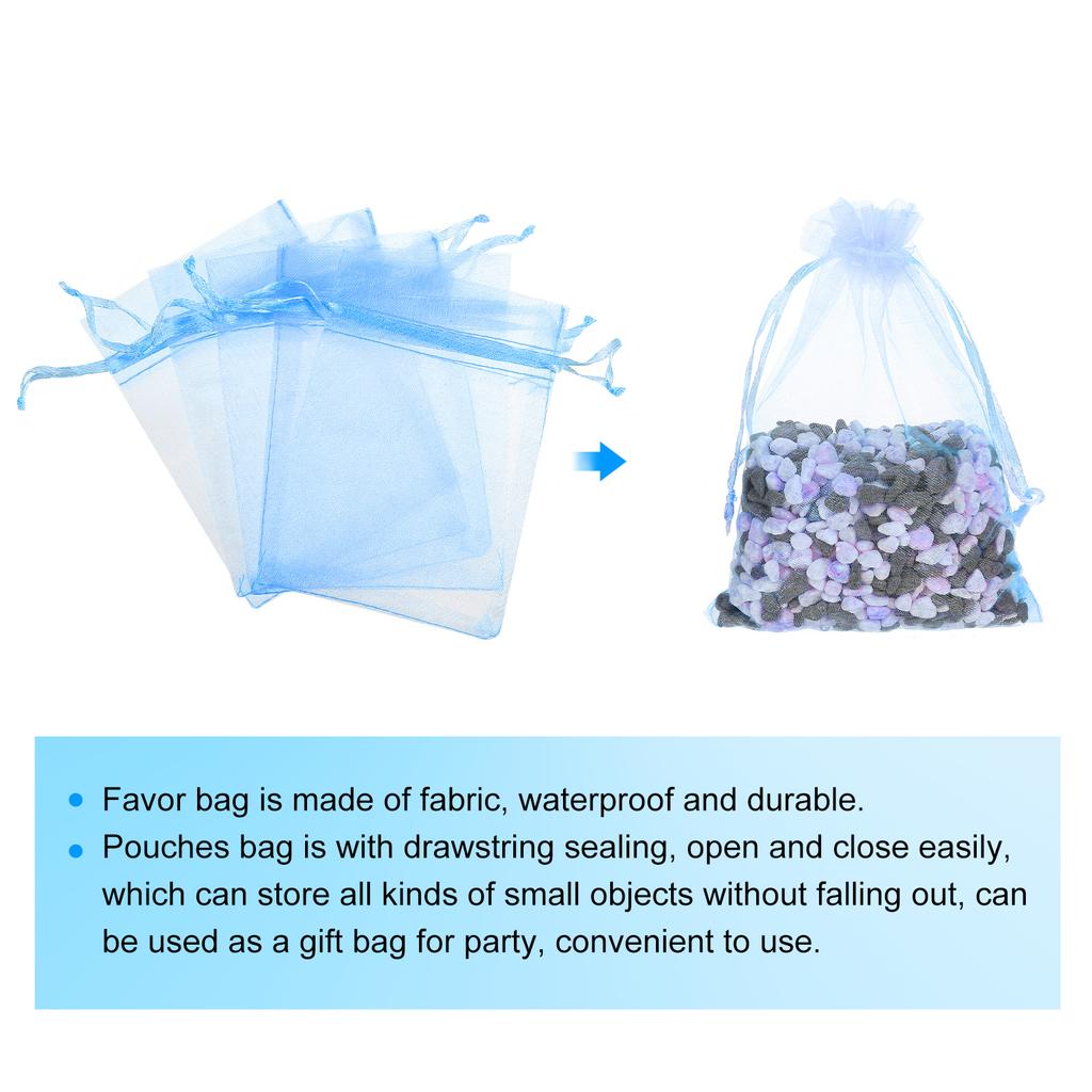 100 Stück 10x15cm Organzabeutel Schmuckverpackung Hochzeitsfeier Geschenktüten Kordelzug Süßigkeitenbeutel Weihnachten Kleine Tasche Aufbewahrung