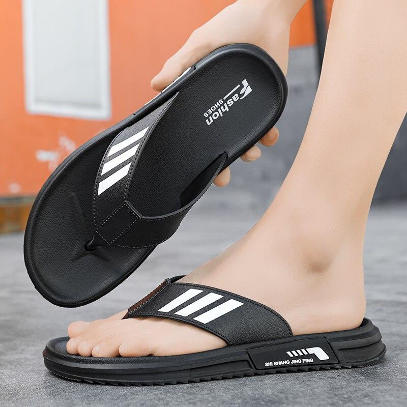Fashion Outdoor Flip Flop Men Summer Beach Slippers Eva Soft Indoor Household Slippers Anti -Slip Cool Bathroom Shoes