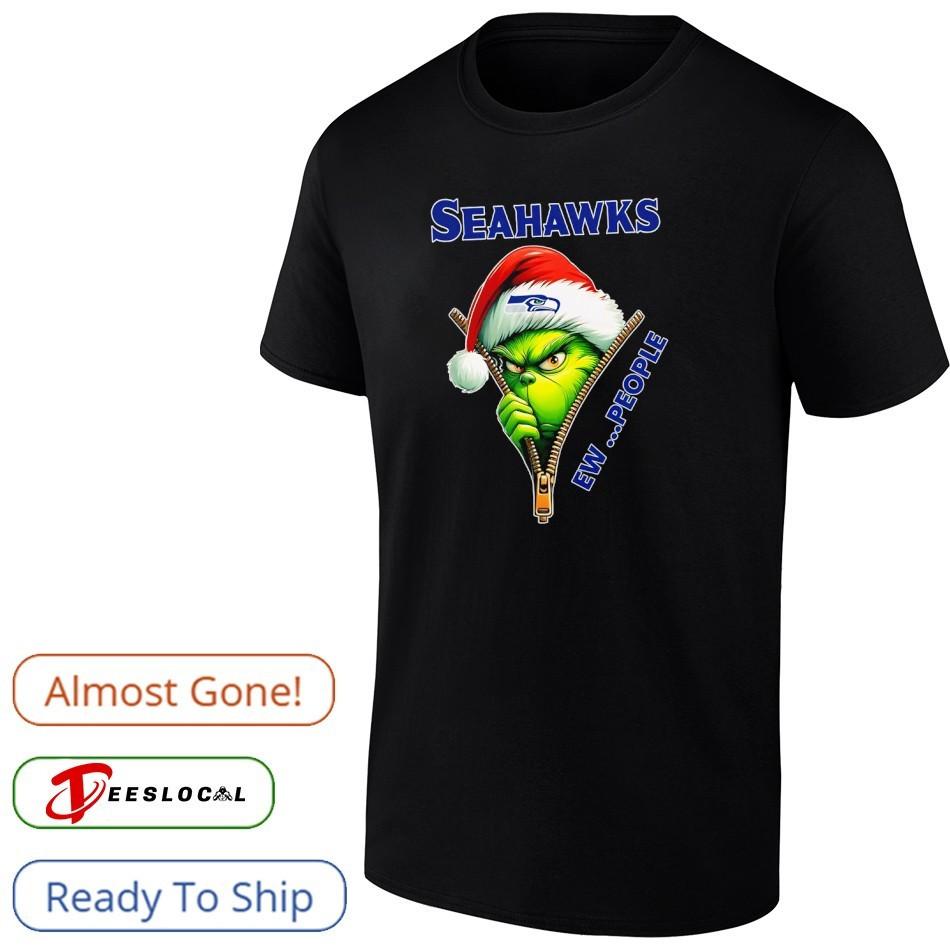 The Grinch Seattl Seahawk EW People Christmas shirt Unisex Fan Gift S-5XL Unisex T-Shirt M