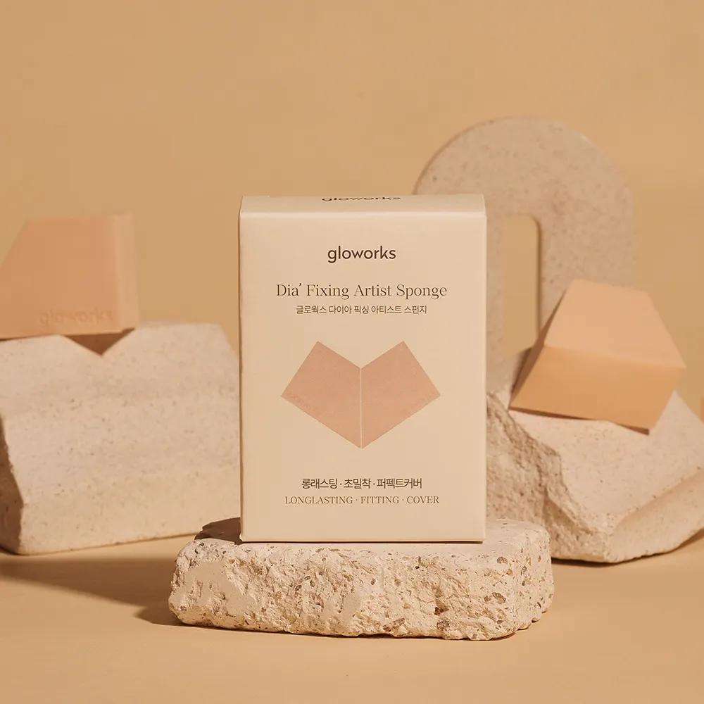 gloworks Dia Fixing Artist Sponge Sponge 2P