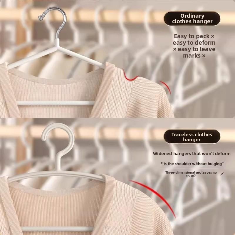 Modern Plastic Hangers For Clothes And Pants With Nonslip Design Perfect For Student Dorms