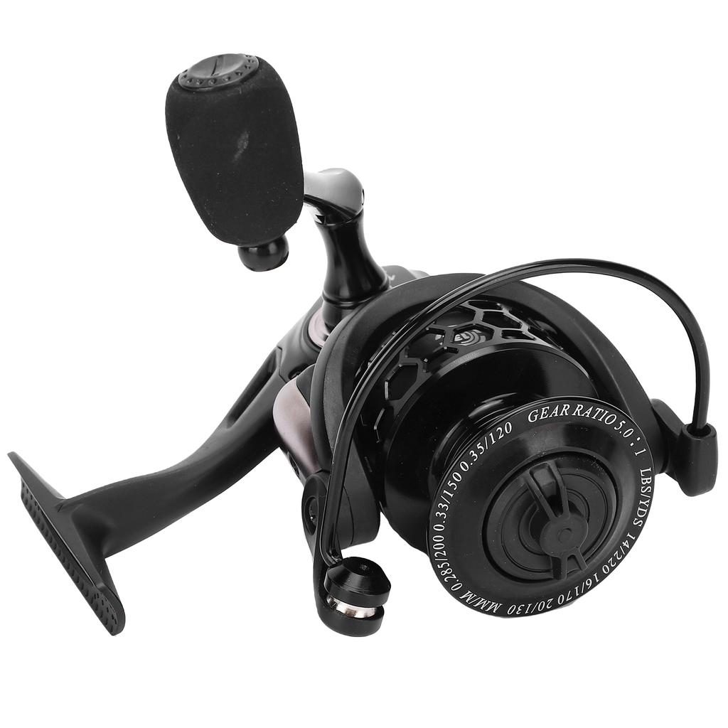 Spinning Reel 13+1 Bearings 5.0:1 Gear Ratio Left Right Interchangeable Fishing Wheel(4000 )