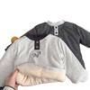 Dreilagiges gepolstertes warmes Oberteil für Kinder (Jungen & Mädchen), vielseitige Winter-Schuluniform