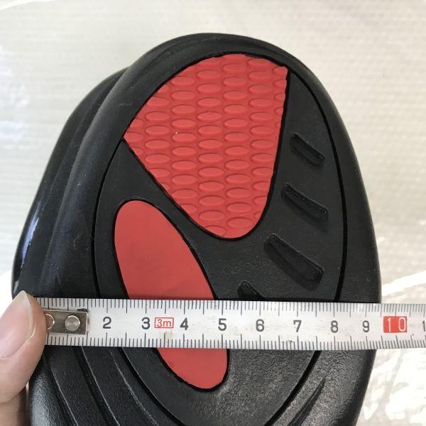 VEGA Riding Short Motorcycle Boots Size L US10 26.5-27.0cm Black On-Road Riders Cushion Shoes(USED)