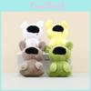 Soft Short Plush Dog Keychain Adorable Puppy Hanging Pendant For Bag Decoration