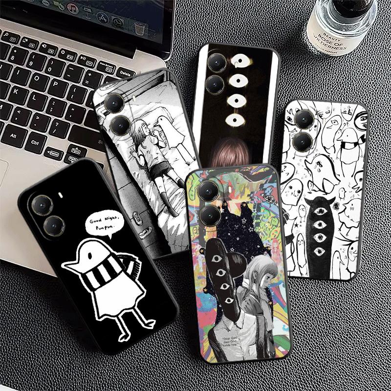 Oyasumi Punpun Anime Soft Phone Case for Xiaomi Poco X5 X6 X7 X8 Pro Max X3 F7 F8 Ultra M8 M7 M6 M5 Redmi 15 15C 14C 13C 12C X4