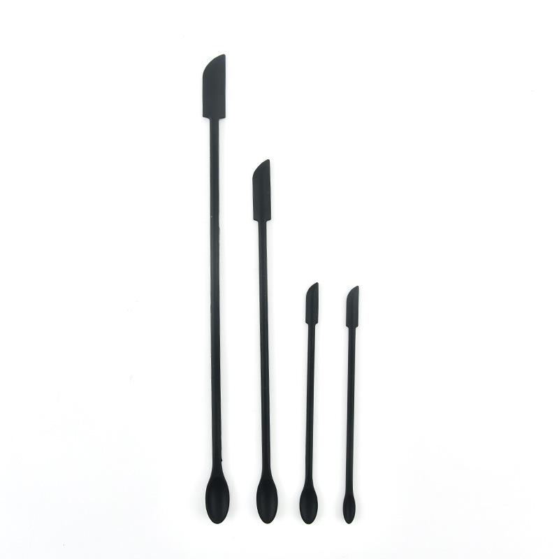 Spatula Cosmetics Digging Spoon Mini Silicone Double-headed Small Sharp Scraper Butter Jam Scraping Spoon 3-piece Set Scraping