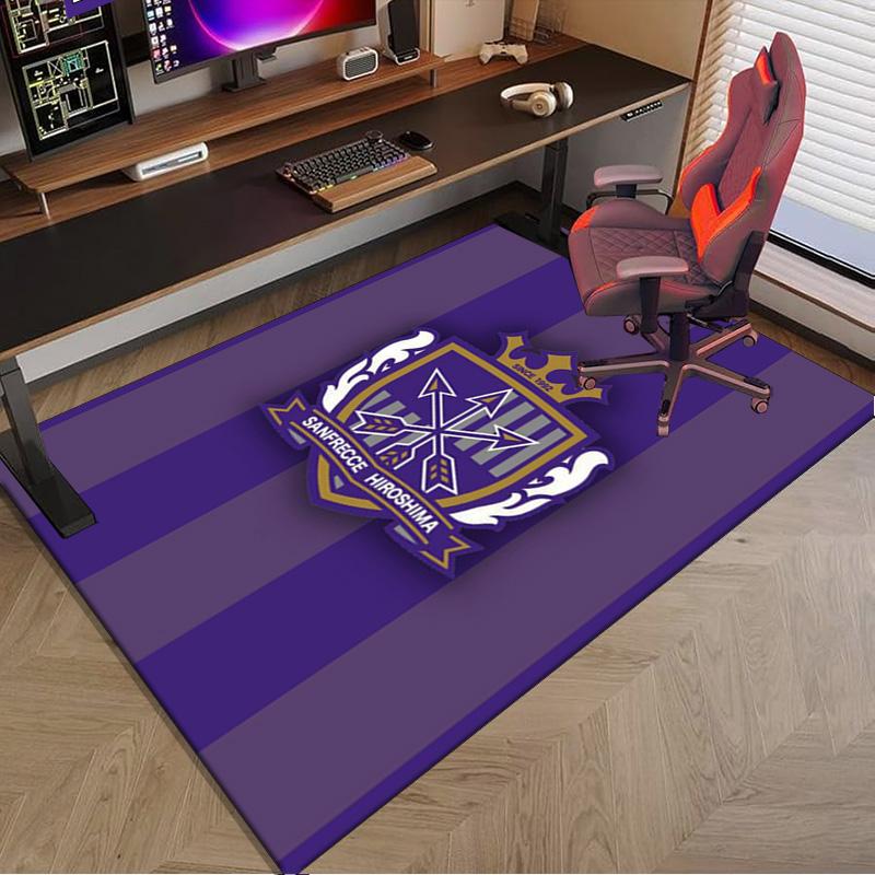 Football Club Emblem Printed Area Rug for Office, Chair Rug, Decorative Carpet Floor Mat, Large Size Fan gifts Christmas gifts