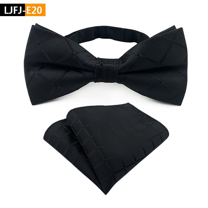 

Набор из галстука-бабочки и карманного полотенца, свадебный галстук-бабочка для жениха.
