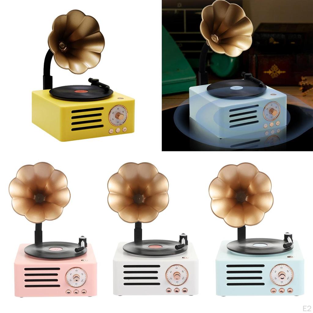 Turntable .0 All Gramophone Speaker for Decoration Office Christmas