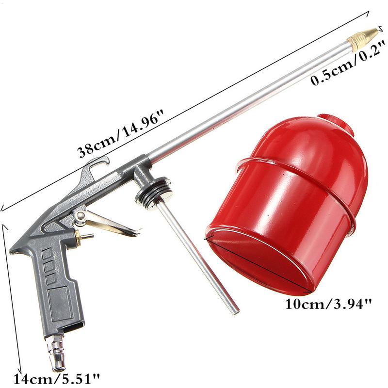 Legierte Pneumatische Auto-Motorreinigungs-Pistolen Rote Auto-Reparatur Motorölkanal-Reinigungs-Pistolen Auto-Motorreinigungs-Werkzeuge