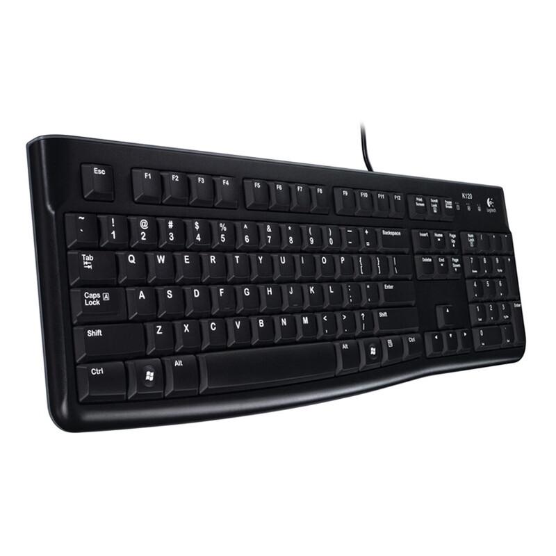 Ενσύρματο Πληκτρολόγιο Γραφείου Logitech K120