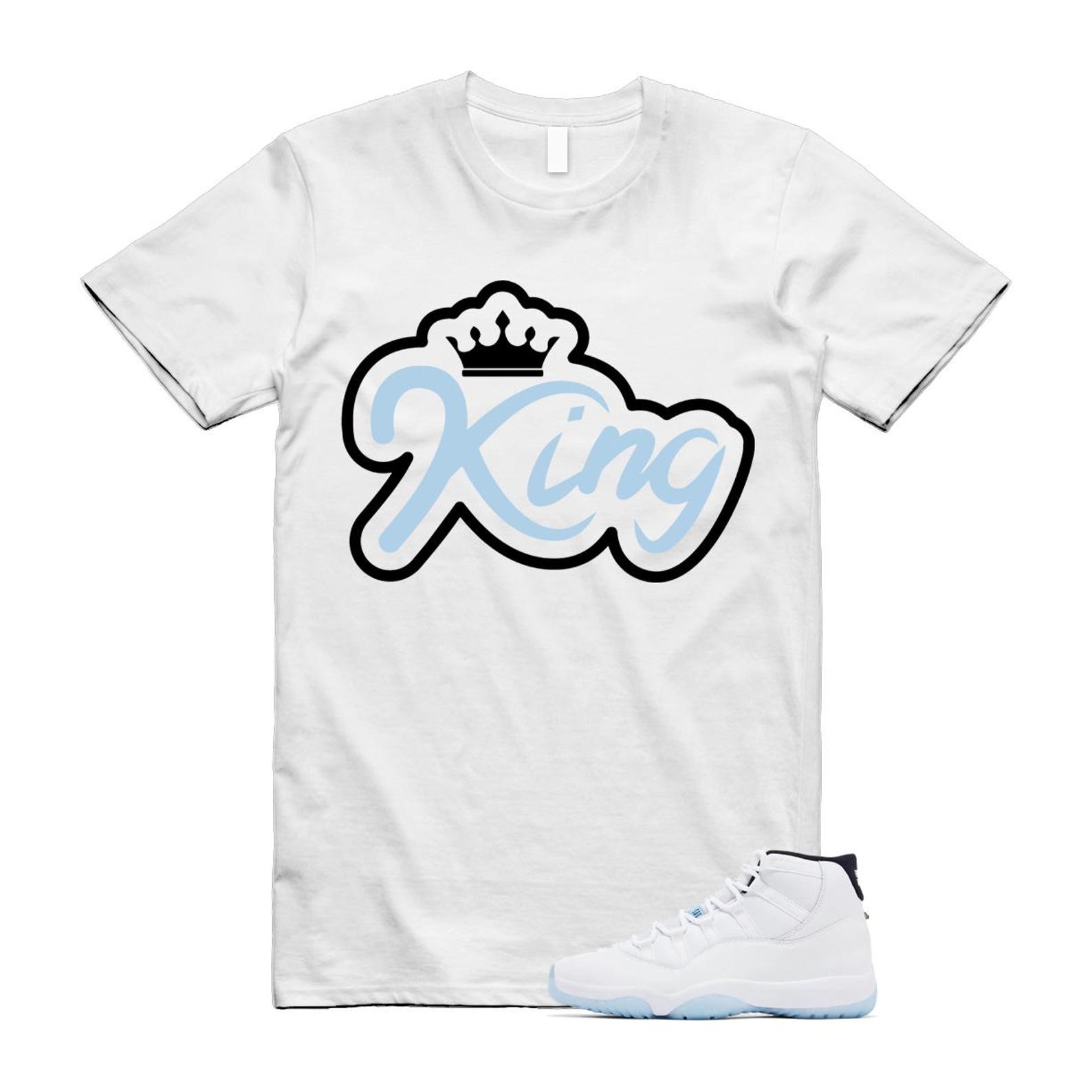 11 Legend Blue White Black 2024 T Shirt Match KING2 XL