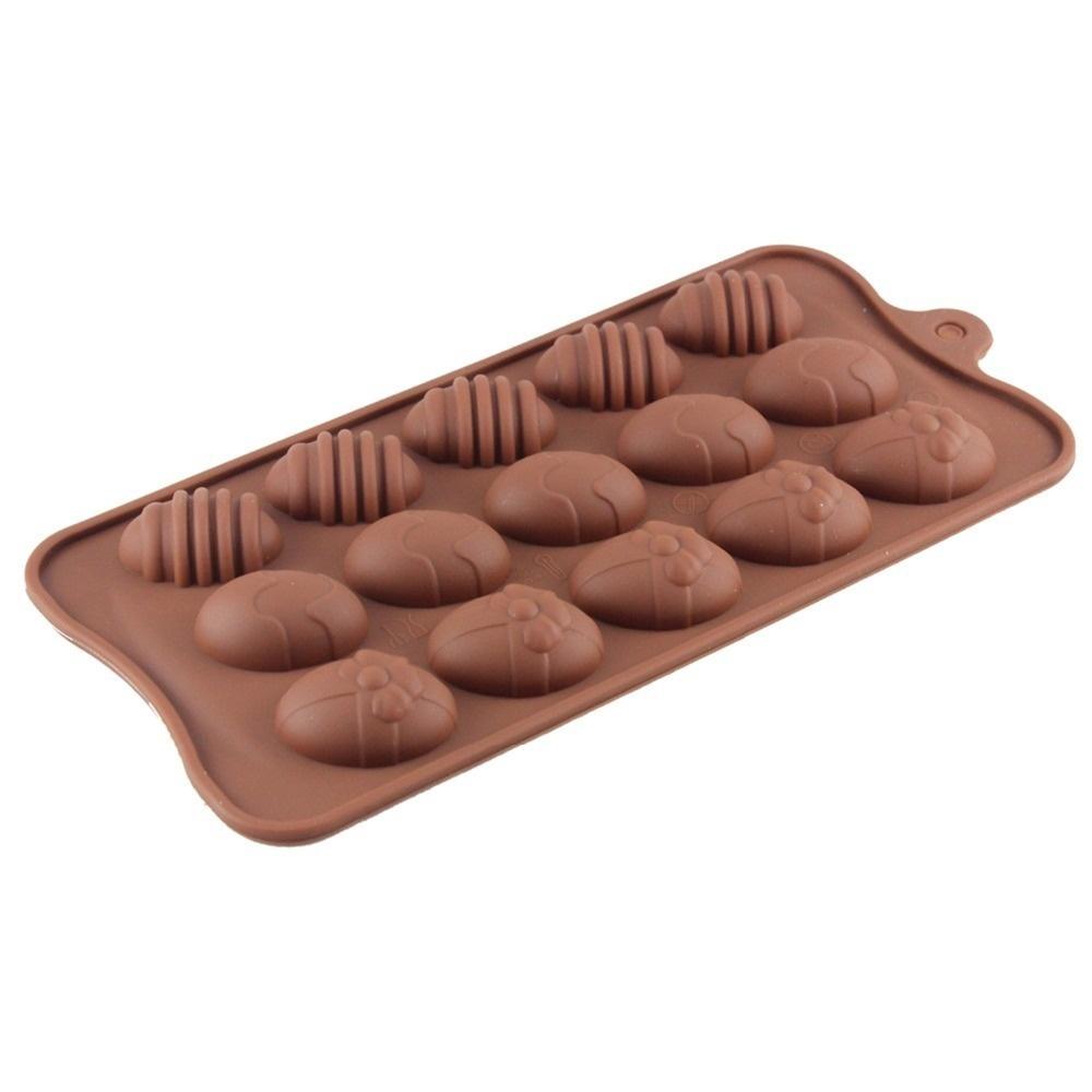 15 - Cavity Easter Egg Food Grade Silicone Chocolate Cake Ice Baking Mold Mould