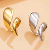 18K Gold Vacuum-Plated Stainless Steel Ring with Textured Metal Finish for Women’s Index Finger