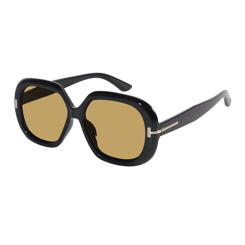 T-shaped large-frame sunglasses, new European and American fashion ins sunshade sunglasses, trendy street sunglasses for women