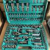 216-Piece Auto Repair and Maintenance Tool Kit with Socket Wrench and Combination Tools