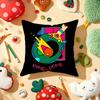 Ball Sports Doodles Cushion Cover Plush Fabric Soft Double-Sided Printed Sofa Warm Winter Home Gift Pillow Cover