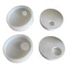 3D Candlestick Silicone Mold Round Shaped Candle Stand Molds Gypsum Candle Holder Mould Stylish Home Decorations Moulds