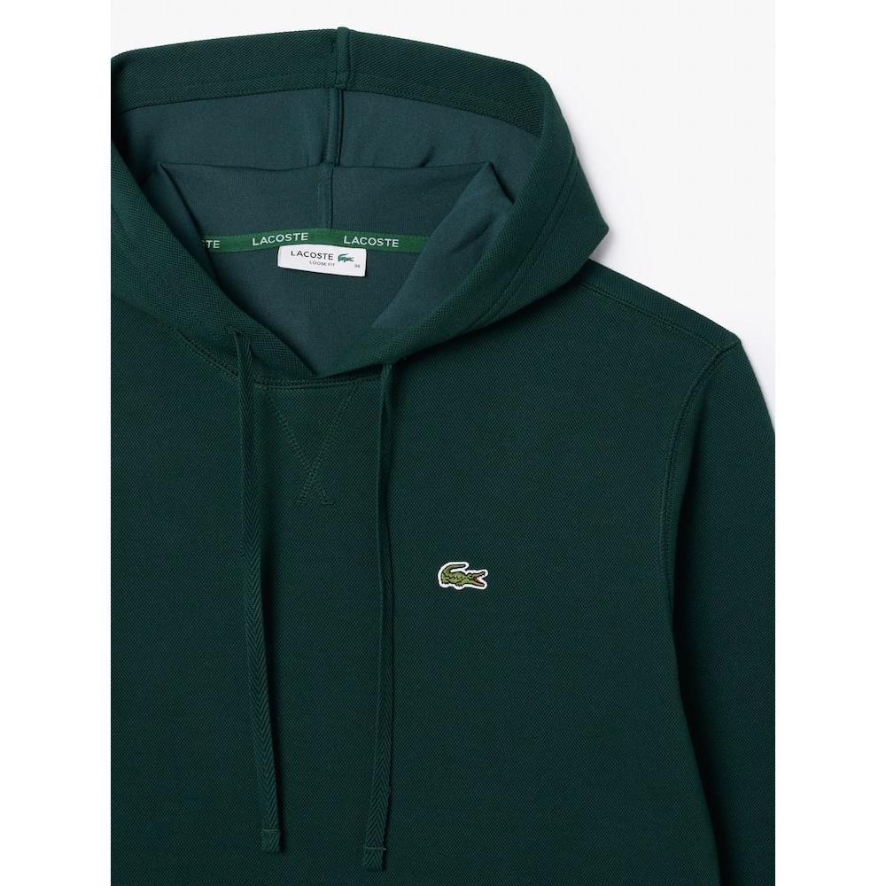 LacosTe Women Double Face Pique Hoodie T shirT Sf8346 54n Yzp q2nSf8346 54nYzp
