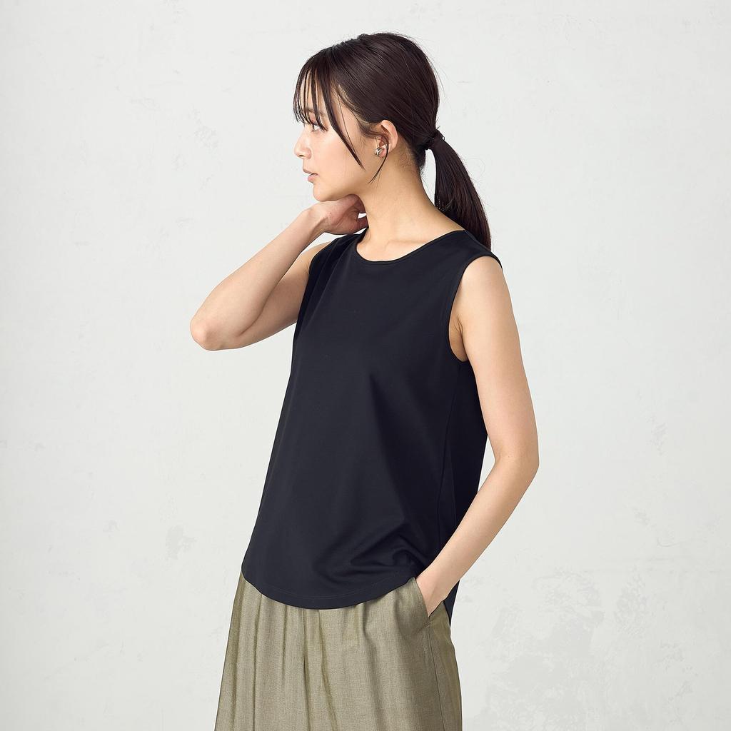 Comme Ca Ism Basic Tank Top M Black 12-63CK01-205