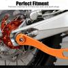 Orange Aluminum Axle Wrench Removal Tool,17X27X32mm Axle Wrench Spanner Compatible with KTM 150-500 XC/SX/XCF/SXF 2023-2024,Compatible with Husqvarna