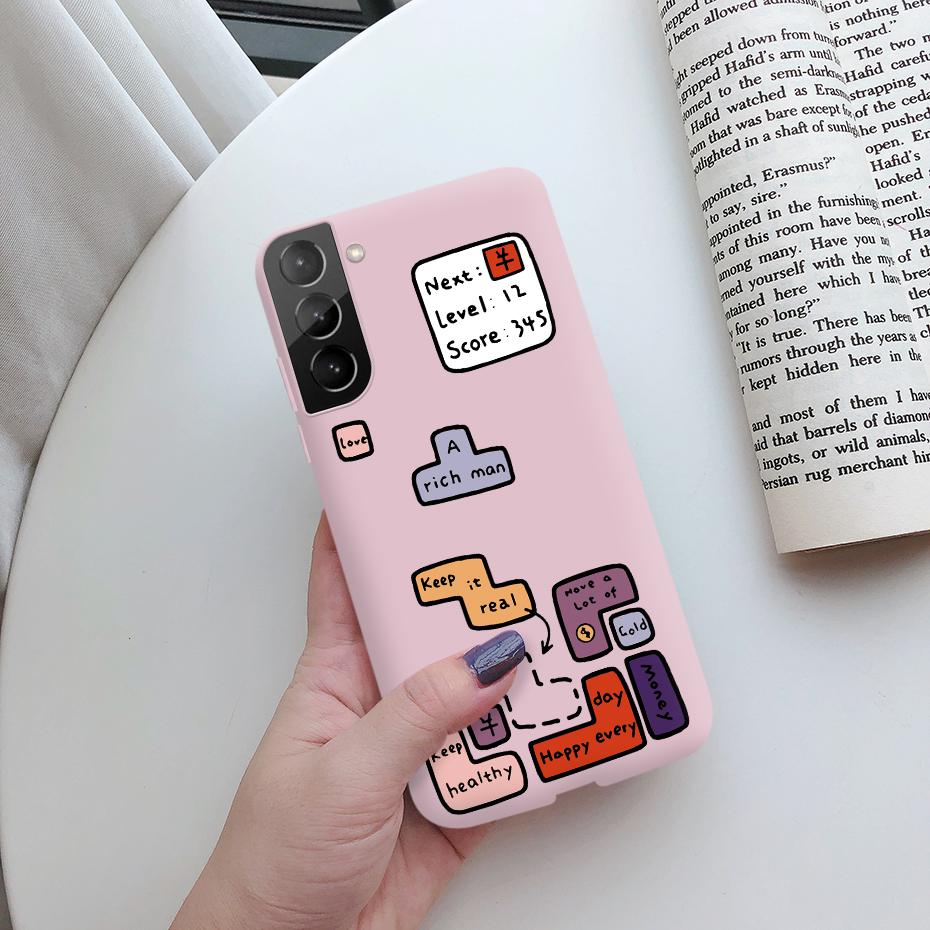 For Samsung Galaxy S21 Plus Ultra 5G Case Cute Painted Silicone Soft Protective Phone Cover for Samsung S 21 S21 plus ultra Case