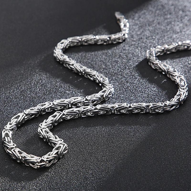 

50-65 см 6 мм цепочка ожерелье чокер для мужчин роскошный золотой цвет нержавеющая сталь мужские ожерелья лучшие друзья мальчики день рождения ювелирные изделия подарки 65CM