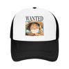 ZORO WITH SANJI Trucker Caps Unisex Fashion Mesh Baseball Cap Polyester Adjustable Snapback Caps