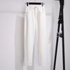 Plus Size High Waist Denim Slimming Dad Pants - Casual and Loose Fit for Women