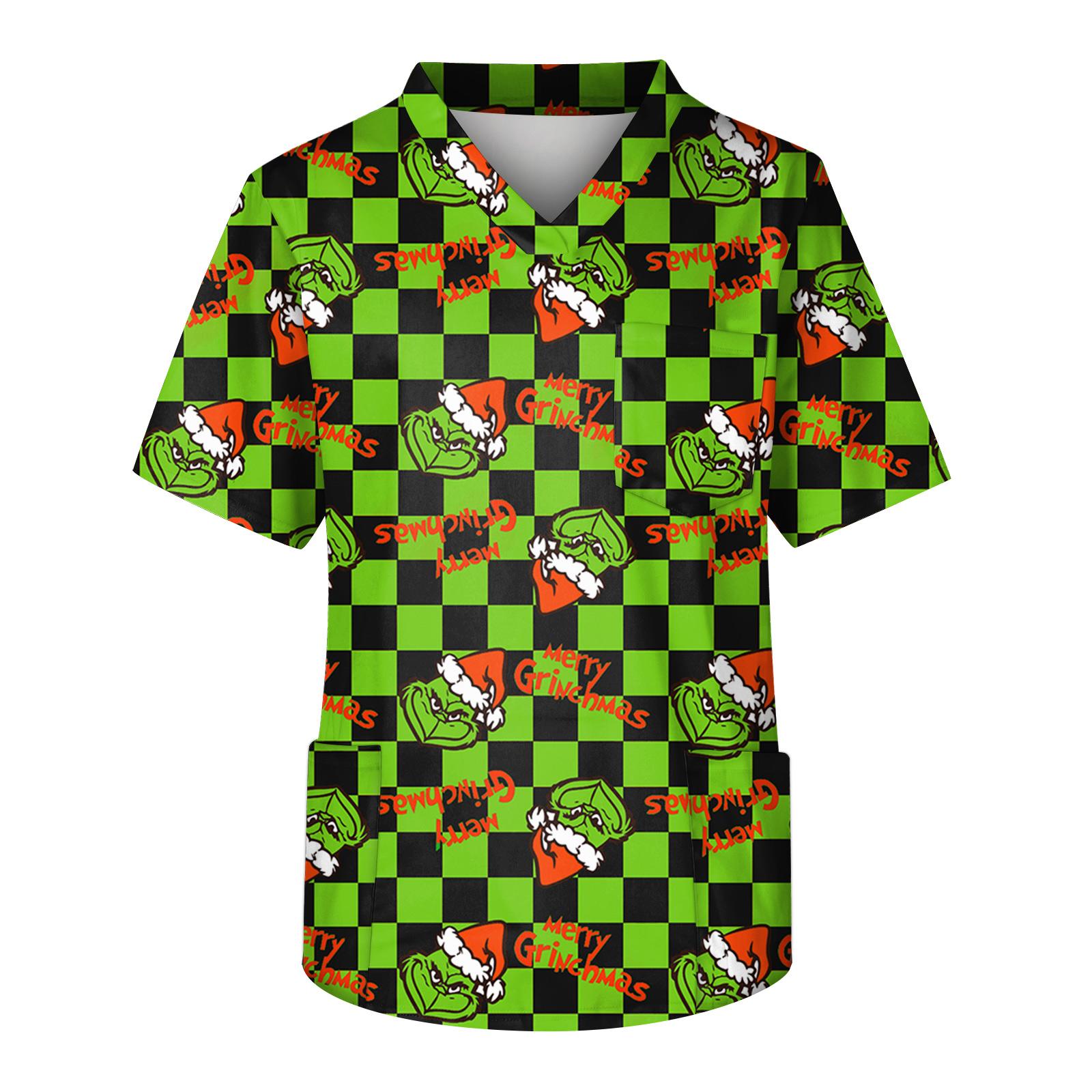 

Мужской топ с коротким рукавом, V-образным вырезом и принтом, нагрудным карманом XXXL