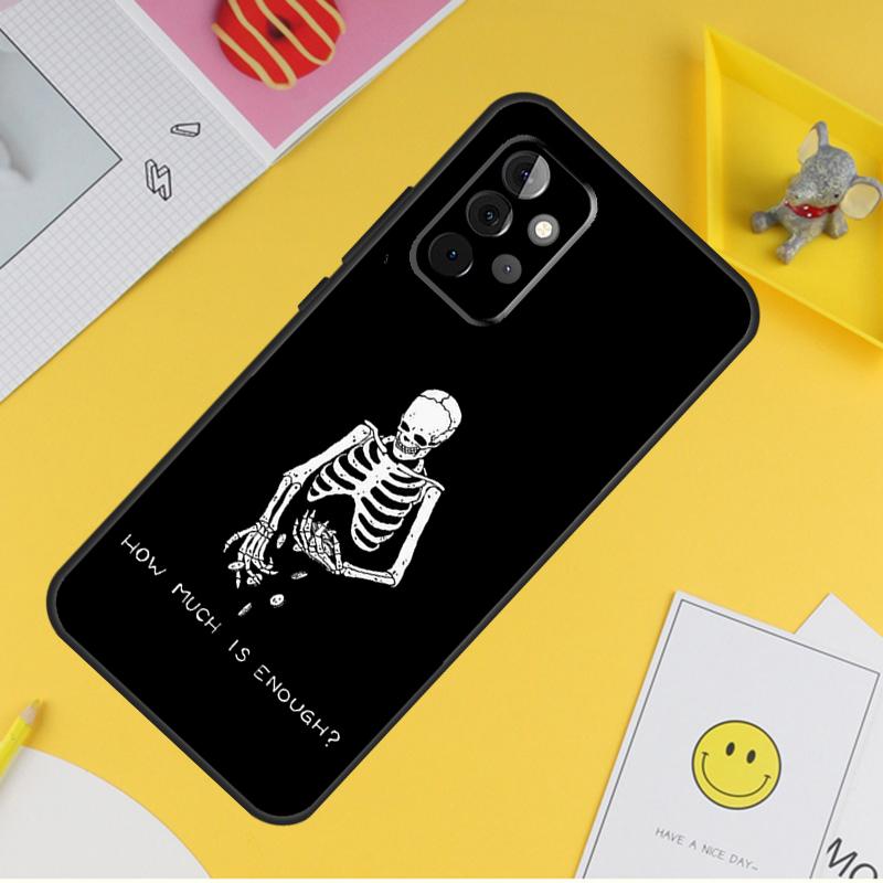 Aesthetics Skeleton Case For Samsung Galaxy A54 A34 A14 A56 A52 A53 A16 A26 A36 A55 A35 A15 A32 A12 A33 A13 A17