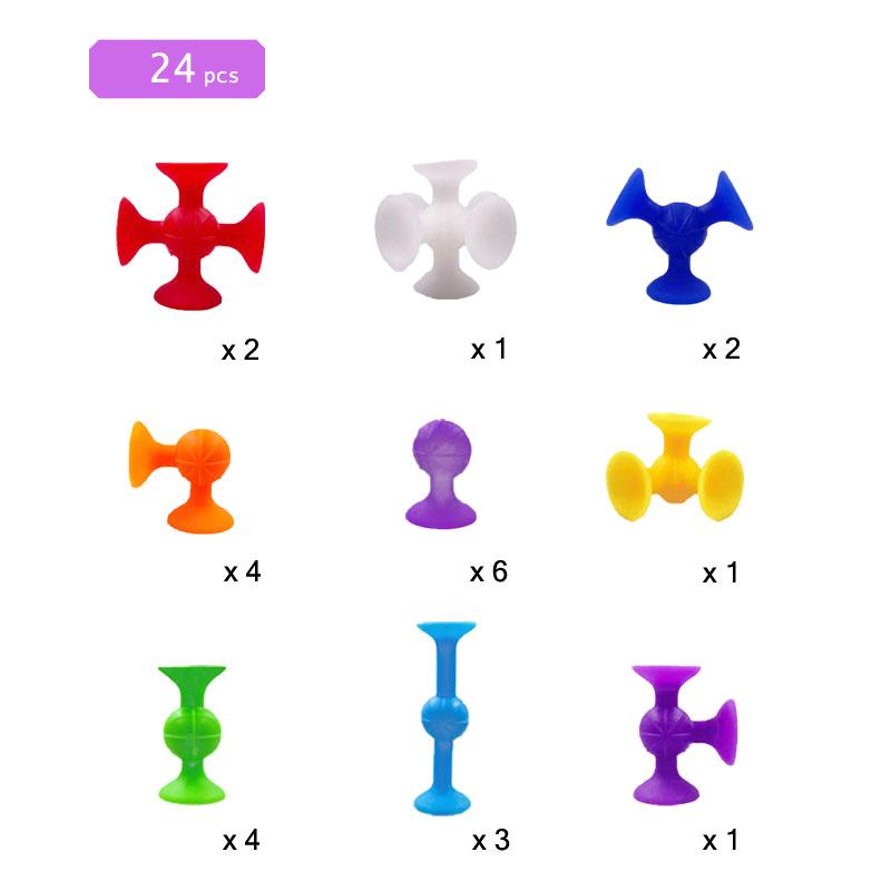 Suction Cup Building Blocks Soft Throw Darts Set for Kids A Fun Parent Child Interactive Game Educational Construction Toys