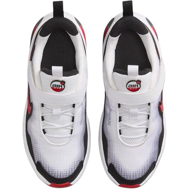 Nike Cushioning And Breathable Low Top Kids Lifestyle Shoes White Black Red Kids' Sneakers FN4459-102