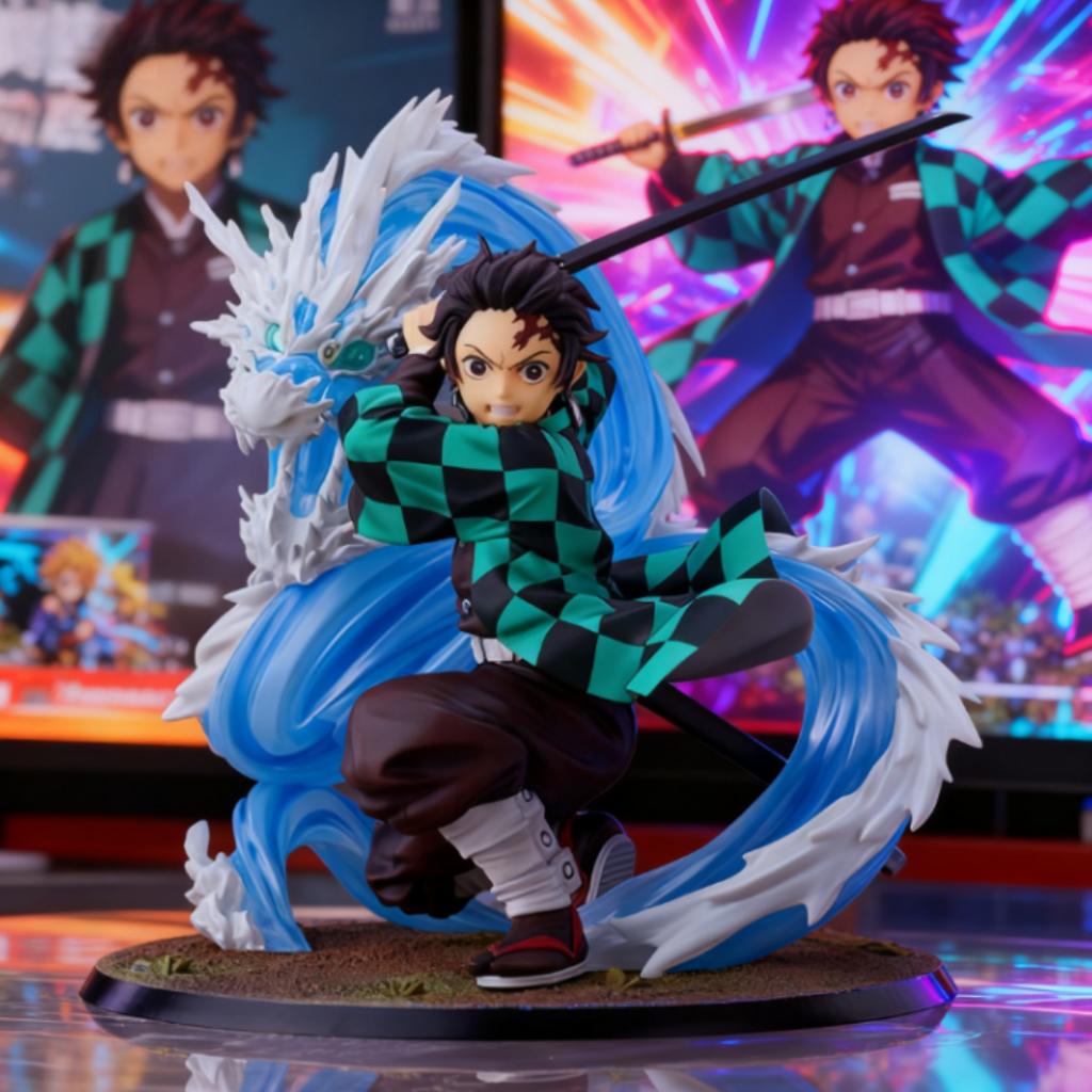 Anime Demon Slayer Blade Stove Door Charcoal Jiro High Quality Edition Model Box Set Handmade Toy Gift Anime Figure