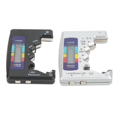 Digitální tester baterií Digitální tester kapacity baterií Univerzální D C N AAA AA 9V 1,5V Analyzátor knoflíkových baterií