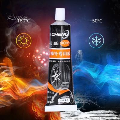 30/50 ml Reifenreparaturkleber, hochtemperaturbeständiges, wasserdichtes Reifenseitenwand-Reparaturset, Gummikleber für Motorrad, Auto, LKW