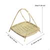 Bamboo Woven Basket ,Kitchen Counter Organizing ,Portable, Fruit Food Vegetable Storage for