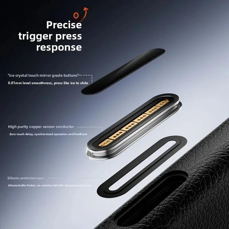 High-end Premium Genuine Leather Magnetic Charging Case For IPhone 17 Pro Max 17Air AI Smart Control Camera Button Protect Cover