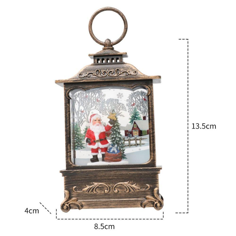 

Санта Снеговик Мальчик Рождественский Ветровой Светильник Ночник Рождественский Фонарь Портативный Светильник Санта Клауса Дом 2