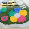 JANMEIJIA Bathroom Mat, Toilet Foot Mat, Entrance Absorbent Pad, Washroom Non-Slip Small Mat, 50*80cm