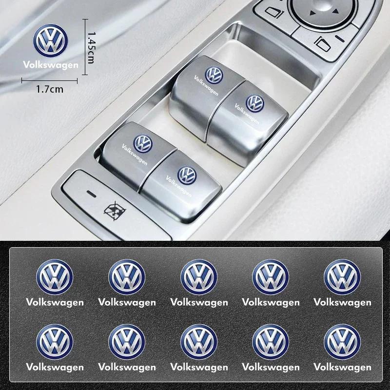 Car Styling Interior Sticker Central Control Decals Emblem Badge For Volkswagen VW Golf GTI Tiguan Jetta Transporter Passat T5