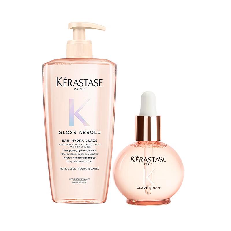 Kérastase Glazed Rose Radiant Shampoo & Hair Oil Set