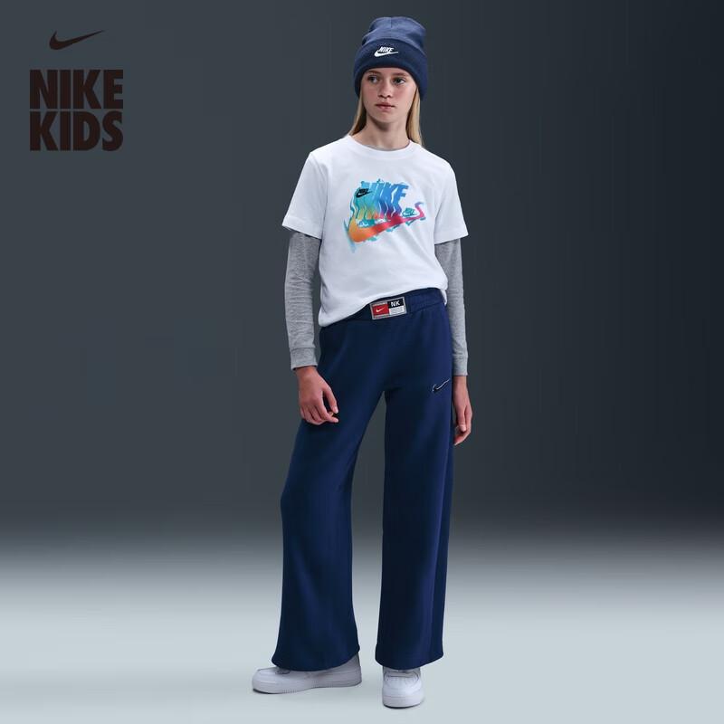 NIKE Big Kids  Gaming Flash Code Loose Fleece Knit Pants HV0507 S