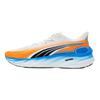 Puma Velocity Nitro 4 Chaussures de Course Marathon Confortables Douces avec Soutien Légères Homme chaussures de course Blanc Orange Bleu 313424-01