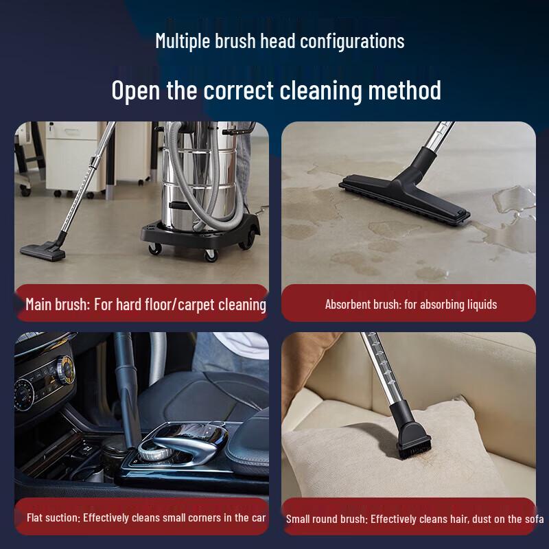 SUPOR High-Power Industrial Wet/Dry Vacuum Cleaner