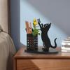 Metal Pen Holder Black Cute Animal Desk Pencil Organizer for Office Home Decor